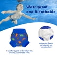 thumbnail image 6 of BIG ELEPHANT 2-Pack Unisex Long-Sleeve Swimwear with UPF 50+ Sun Protection and Built-in Swim Diapers for Babies and Toddlers, Sizes XS-XXL, 6 of 8