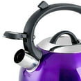 thumbnail image 2 of Mr. Coffee Flintshire 1.75 Quart Whistling Stovetop Tea Kettle in Purple, 2 of 4
