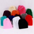 thumbnail image 2 of Bolsa de terciopelo para embalaje de joyería, bolsas con cordón para almacenamiento de regalos, dulces de boda y Navidad, 11 colores, 10 o 50 unidades, 2 of 4
