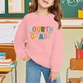 thumbnail image 5 of Mercatoo 𝐁ack to School Hoodie Girls 2025 First Day of School Fourth Grade Sweatshirts Oversized Tops Kids Cute Preppy Clothes, 5 of 6