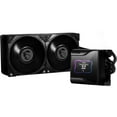 thumbnail image 5 of MSI MEG CoreLiquid S280 - AIO CPU Liquid Cooler - 2.4" IPS Display - 280mm Radiator - Double 140mm Silent Gale P14 Fans, 5 of 9