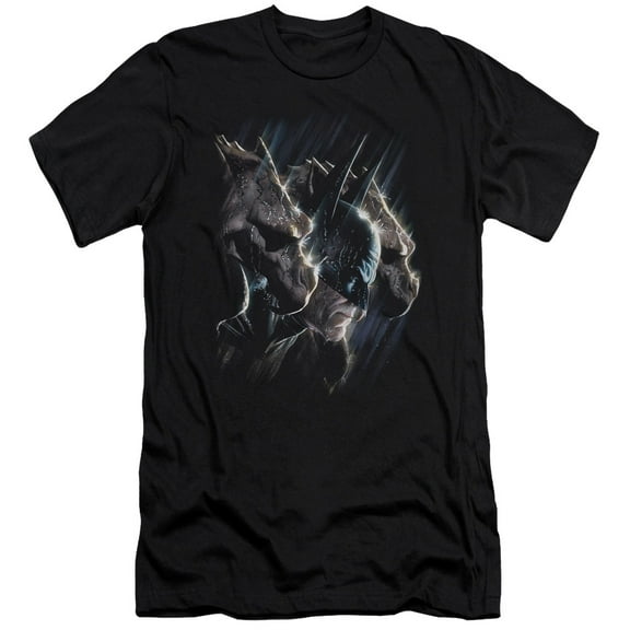 Batman Gargoyles S/S Adult 30/1 T-Shirt Black