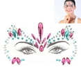 thumbnail image 4 of Face Jewels Sticker, Exquisite Elegant Safe Eco Friendly Face Rhinestones Sticker  For Carnival Costume For Halloween Party, 4 of 8