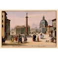 thumbnail image 3 of Visscher 24x17 Black Modern Framed Museum Art Print Titled - Trajan Column Rome Italy - Visscher 1681, 3 of 5