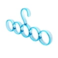 thumbnail image 4 of OULII 1Pcs Cintre à Cravates en Plastique Bleu Forme Circulaire pour Usage Domestique, 4 of 8