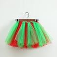 thumbnail image 2 of Utlike Girls Skirts Kids Holiday Party Dance Colourful Layered Puffy Tutu Tulle Skirt First Day Of School Mini Skirt For Girl Size 8 Years-10 Years, 2 of 3
