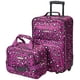 thumbnail image 1 of Juego de equipaje Rockland Fashion Softside Upright de 2 piezas, color morado, 1 of 1