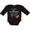 thumbnail image 3 of Inktastic I Love My Godmother to the Moon and Back Boys or Girls Long Sleeve Baby Bodysuit, 3 of 5