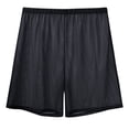 thumbnail image 2 of TANBOM Men's Nylon Mesh Five Pants Casual Comfortable Breathable Black XXL, 2 of 6