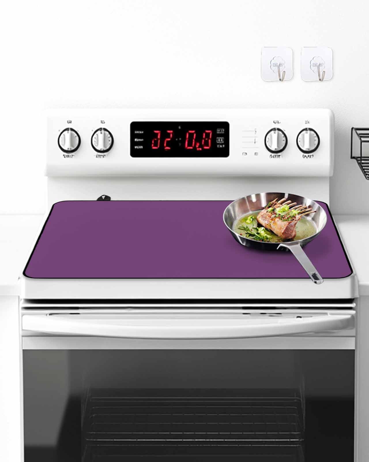 Stove Top Covers for Electric Stove,Grunge Street Style Painting Brush Print Ombre Design Illustration Glass Stovetop Cover Protector,Cooktop Protector Oven Mat for Kitchen Countertop 31"x24"
