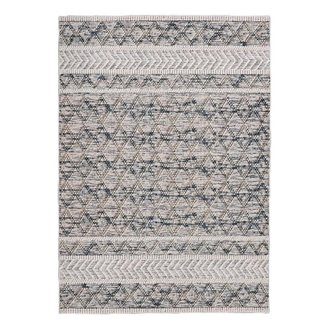 Linon Marion Macomb Tapis en Polyester 5 Pieds x 7 Pieds Crème