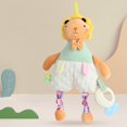 thumbnail image 1 of Juguetes de piscina, juguetes para bebés, juguetes para niños pequeños La muñeca relajante con cinta de silicona para los dientes Papel para sonar Pañuelo de bebé de poliéster Para calmar a la muñeca, 1 of 6