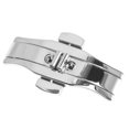 thumbnail image 2 of Stainless Steel Watch Buckle Double Push Button Deployment Clasp for Watch Band Strap, 2 of 8