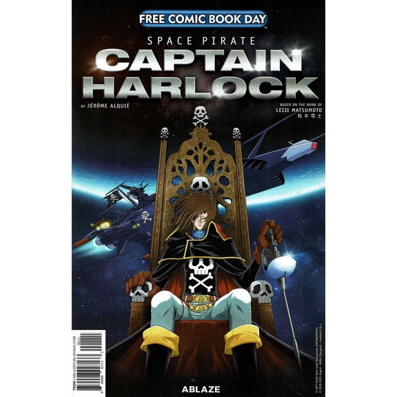 Space Pirate Captain Harlock FCBD #2021 VF ; Ablaze Comic Book