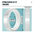thumbnail image 3 of 4 Rolls 20mm x33m(108ft) Clear Heat Tape,Transparent High Temperature Heat Resistant Tape,Heat Transfer Tape for Heat Press and Sublimation,Heat Transfer Vinyl,No Residue, 3 of 7