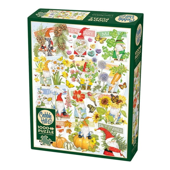 A Happy Gnome Life 1000-Piece Puzzle