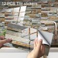 thumbnail image 3 of CAROOTU 3D Tile Backsplash Stickers Waterproof Self-Adhesive Peel Creative Home Beautification Designed for, 3 of 7