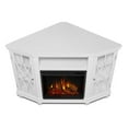 thumbnail image 5 of Real Flame Lynette Corner Fireplace TV Stand in White, 5 of 7