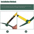 thumbnail image 5 of Mockock with Plastic Handle Pickaxe Mockock Pickaxe Hoe Prospecting (L - Green), 5 of 5