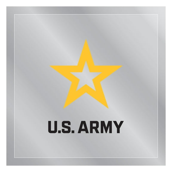 Army Star Logo Clear Sticker