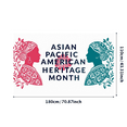 thumbnail image 6 of LUUFILx Asian Pacific American Heritage Month Celebration Banner Backdrop Decorations Event Signage Cultural Festival Photography Props Party Supplies, 6 of 7