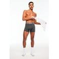 thumbnail image 6 of Reebok Men's Underwear Cotton Blend Long Leg Boxer Briefs, 6-Pack, 6 of 8
