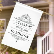 Personalized Welcome Since House Flag, 27" x 18"