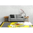 thumbnail image 3 of Printed Rugs, Cartoon Rugs, Office Rugs, Cartoon Lover Gift Rug, Kids Rugs, Modern Rugs, Kitchen Rug, Personalized Rugs, Yellow Rugs, 3.3'x9.2' - 100x280 cm, 3 of 7