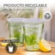 thumbnail image 5 of 50 Vasos Desechables De Plástico Con Tapa Boquilla 16oz Transparente, 5 of 5