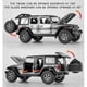 thumbnail image 5 of Diecast 1:24 Alloy Model Car Miniature Jeep Wrangler Rubicon For Children Collectible Gifts Metal Vehicle Off-road Boys Hot Toys, 5 of 5