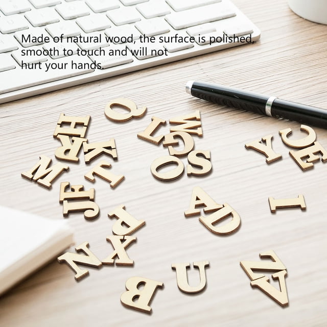 Self-adhesive Self-adhesive Numbers Crafts, Numbers Letters Crafts Wooden Numbers Set, Numbers Letters For Art Crafts Children DIY Decor