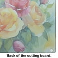 thumbnail image 5 of Roses in Watercolor Glass Cutting Board Large 12 in x 15 in, 5 of 5