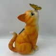 thumbnail image 7 of 10.2" Solar Powered Cat Garden Statue with Glowing Butterfly, Resin Outdoor Kitten Sculpture with LED Night Light, Decorative Figurine for Patio Yard Balcony, Waterproof Lawn Ornament, 7 of 7