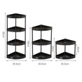 thumbnail image 3 of EIMELI Triangle Bathroom Storage Racks Space Saving Storage Holder for Washroom Toilet Dorm Kitchen - White, 3 of 3