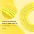 thumbnail image 6 of ZIYOU LANG C01 Coiled USB-c Double Sleeved Spring Cable Metal Aviator for Keyboard/Printer-Yellow, 6 of 9