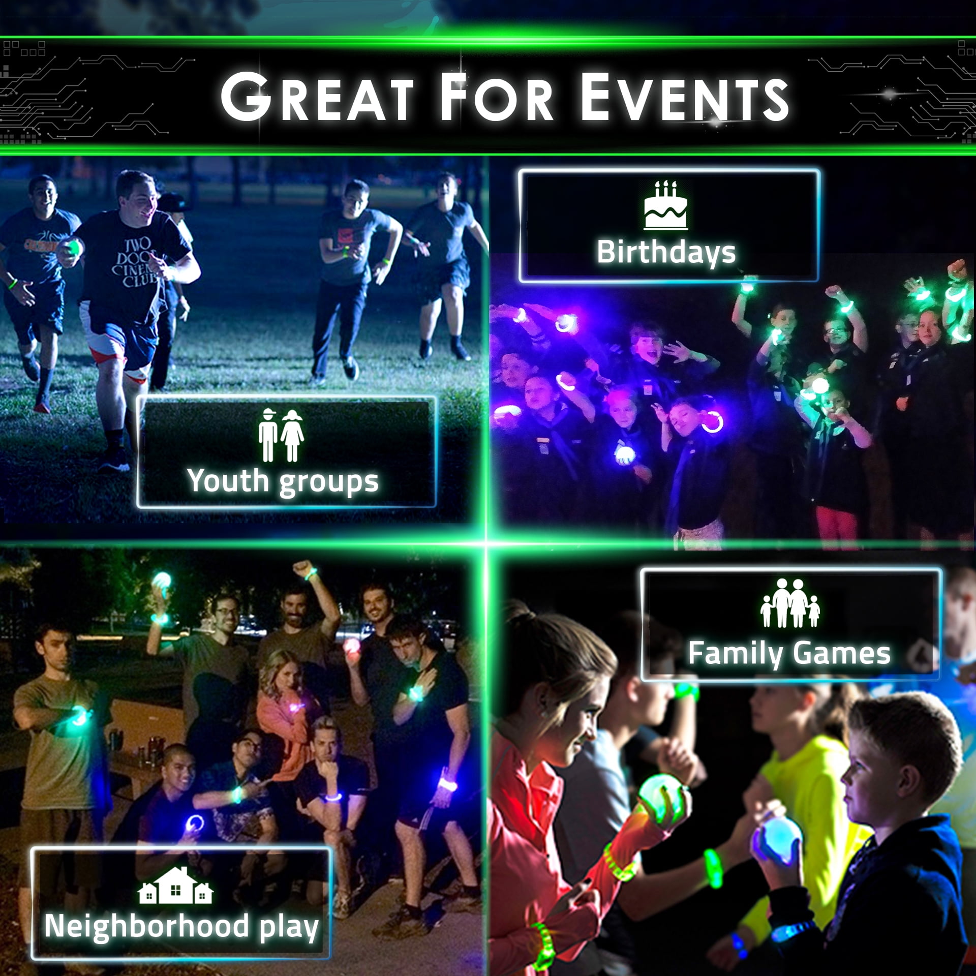 REDUX: The Original Glow in the Dark Capture the Flag Outdoor Game