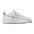 thumbnail image 3 of Nike Kid's Air Force 1 Sneaker, White/Metallic Silver, 5 Big Kid, 3 of 5