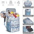 thumbnail image 5 of Travel Cooler Bag - Boho Bohemia Pioneer Flower Geometric Line Art Camping Beer Cooler Backpack with Bottle Opener- Waterproof Insulated Picnic Backpacks - Cooler Bag for Beach, 5 of 6