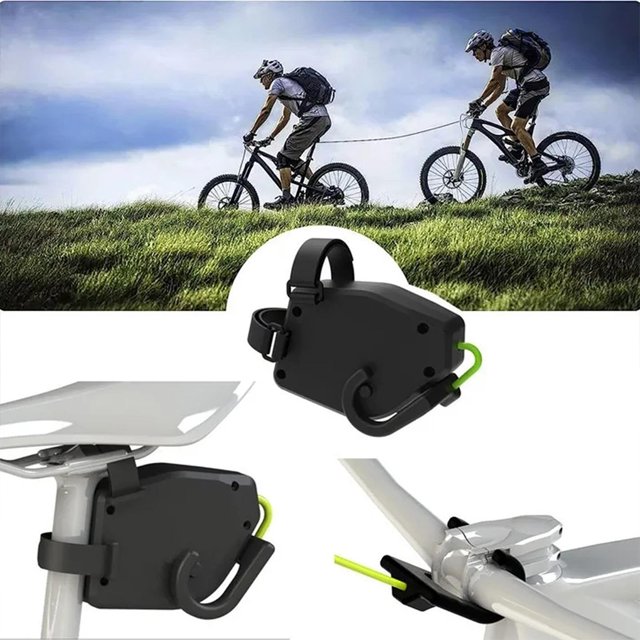 Becaristey Bicycle Towing Rope For Students Simple And Safe Hauling Solution New Retractable Towing Durable