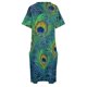 thumbnail image 5 of peacock pattern for women Loose Pocket Dress Female dress clothes, 5 of 7