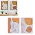 thumbnail image 1 of Pintura Abstracta ANGGREK Lienzo Sin Marco 37x47cm 2 Piezas, 1 of 7
