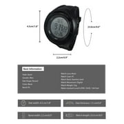 George Mens Digital Sport Wristwatch Plastic Strap
