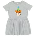 thumbnail image 3 of Inktastic Tiger Zoo Birthday Girls Toddler Dress, 3 of 5