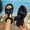 Black, variant on Women's Chunky Sport Sandals, Open Toe Crisscross Strap with Snake Print, Thick Platform Comfort Footwear White 36