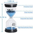 thumbnail image 4 of Sand Timer 6 Colors Hourglass 1/3/5/10/15/30 Minutes Sandglass Clock for Kids Games Classroom Kitchen Decoration Multicolor, 4 of 5
