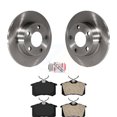 thumbnail image 1 of Transit Auto Rear Disc Brake Rotors and Semi-Metallic Pads Kit for Car Audi A6 Quattro Allroad K8A-100701, 1 of 11