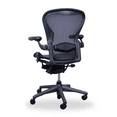 thumbnail image 5 of Aeron Herman Miller Office Chair Size B Fully Adjustable Arms, Tilt Limiter and Seat Angle Adjustment, Adjustable Lumbar Pad (ʀᴇɴᴇᴡᴇᴅ), 5 of 5