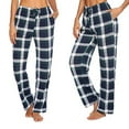 thumbnail image 2 of Wide Leg Sweatpants Women Womens Pants Womens Casual Comfortable Plaid Prints Pajamas Wide Leg Pants Long Yoga Pants, 2 of 6