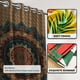 thumbnail image 3 of Cortina de puerta estilo mandala retro para puerta, estilo bohemio, divisor de ambientes, plegable, 3 of 9