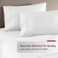thumbnail image 6 of HC Collection 1500 Thread Count Egyptian Quality 2pc set of Pillow Cases, Silky Soft & Wrinkle Free, Queen/Standard, White, 6 of 7